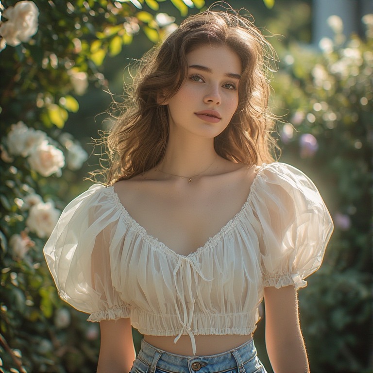 Bold Puff Sleeve Blouse